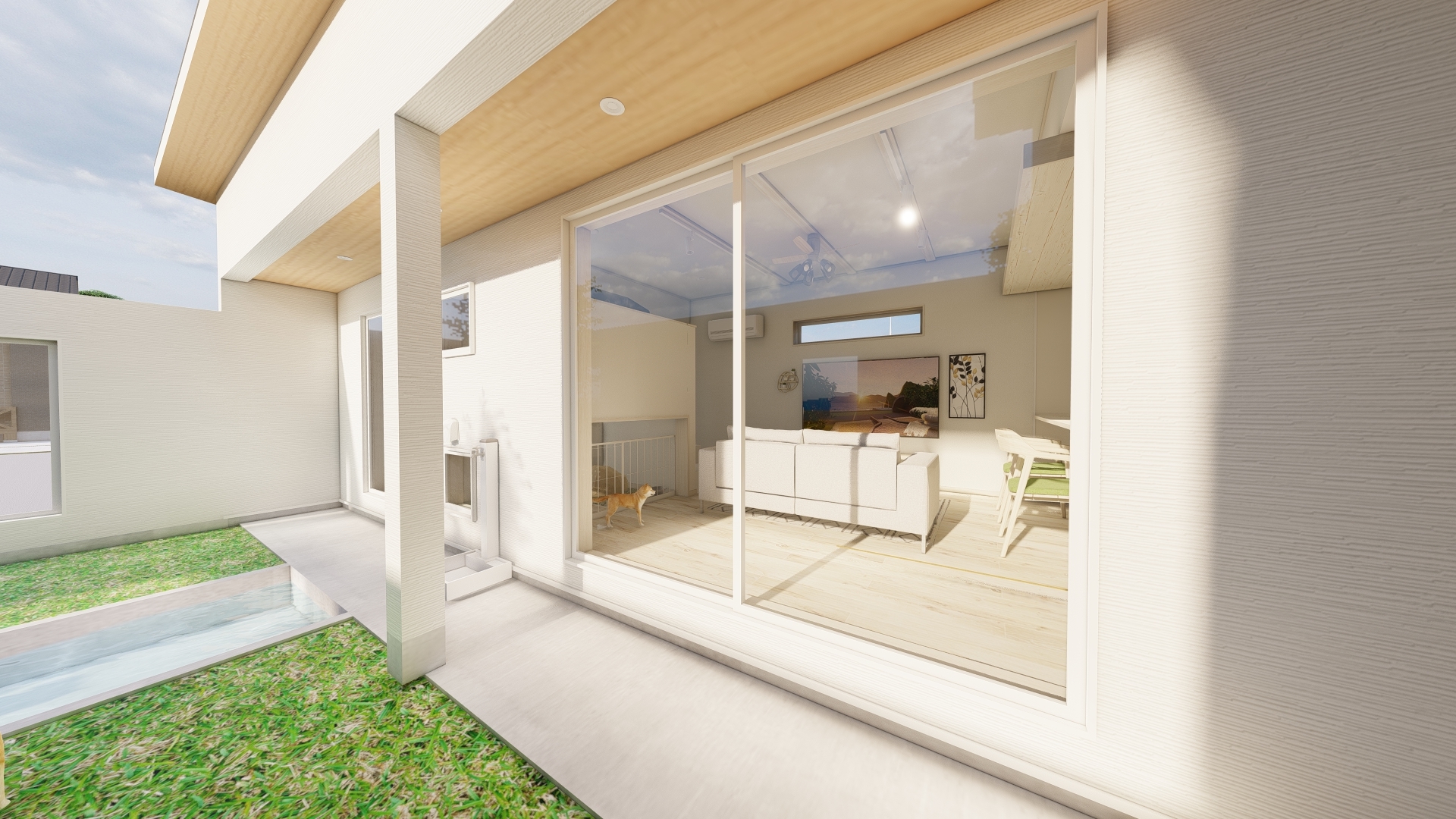 くらし・にわ・いえ　KIT PLUS キットプラス｜株式会社三有技建｜安城市・岡崎市｜規格住宅SIMPLE NOTE-シンプルノート BinO-ビーノ｜EXTERIORエクステリア-外構｜家具・雑貨